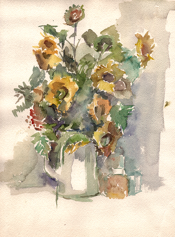 Flowers - watercolour painting.